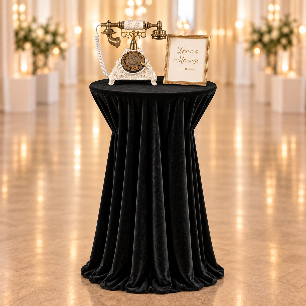 Styled Audio Guest Book Setup