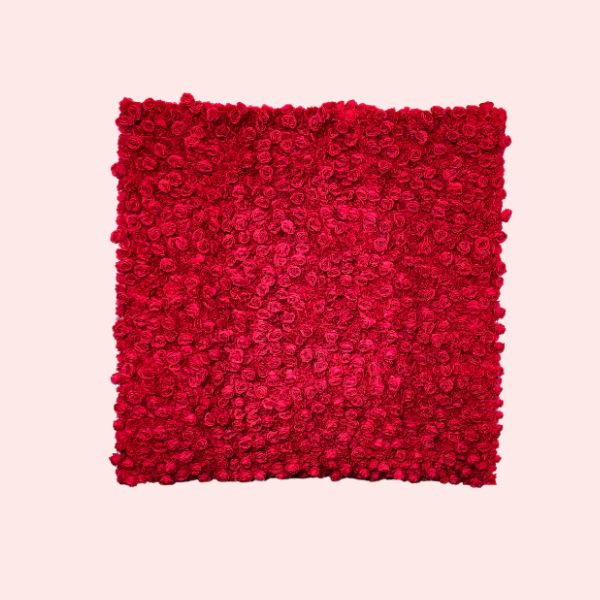 Flower Wall Rental - Red